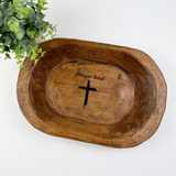 Prayer Bowl | Dark Walnut Stained