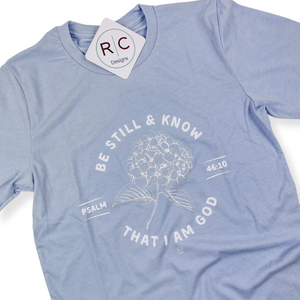 Be Still & Know That I Am God {Heather Baby Blue}