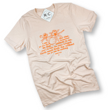 "I Am The Vine" Peach Bloom {Heather Soft Cream}