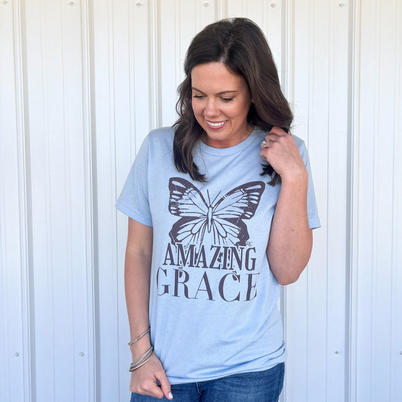 Amazing Grace | Heather Baby Blue