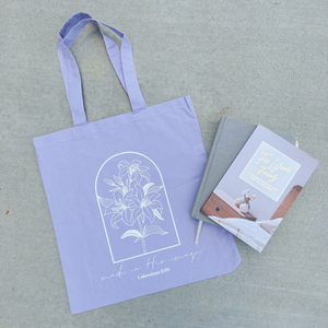 Made in His Image Tote {Lavender}
