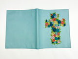 Floral Cross Bible Slipcover
