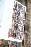 Wood Grain Bible Tabs