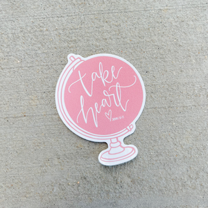 Take Heart Sticker