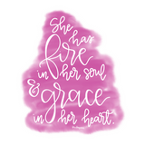 Fire + Grace Sticker