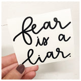 Fear Is A Liar Decal - RC Designs