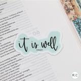 It Is Well Sticker