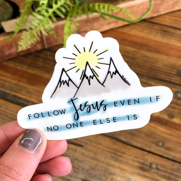 Follow Jesus Sticker