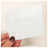 Faith Over Fear Decal - RC Designs