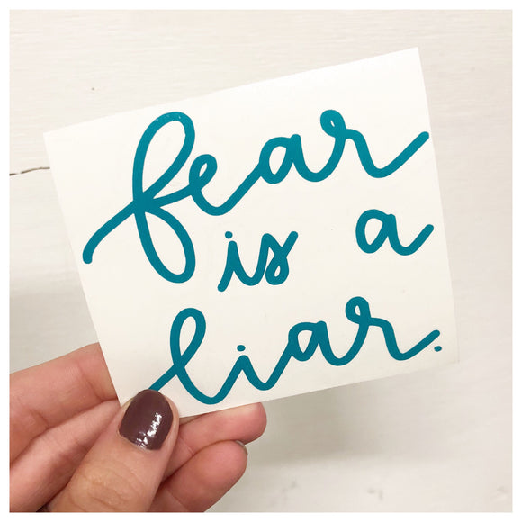 Fear Is A Liar Decal - RC Designs